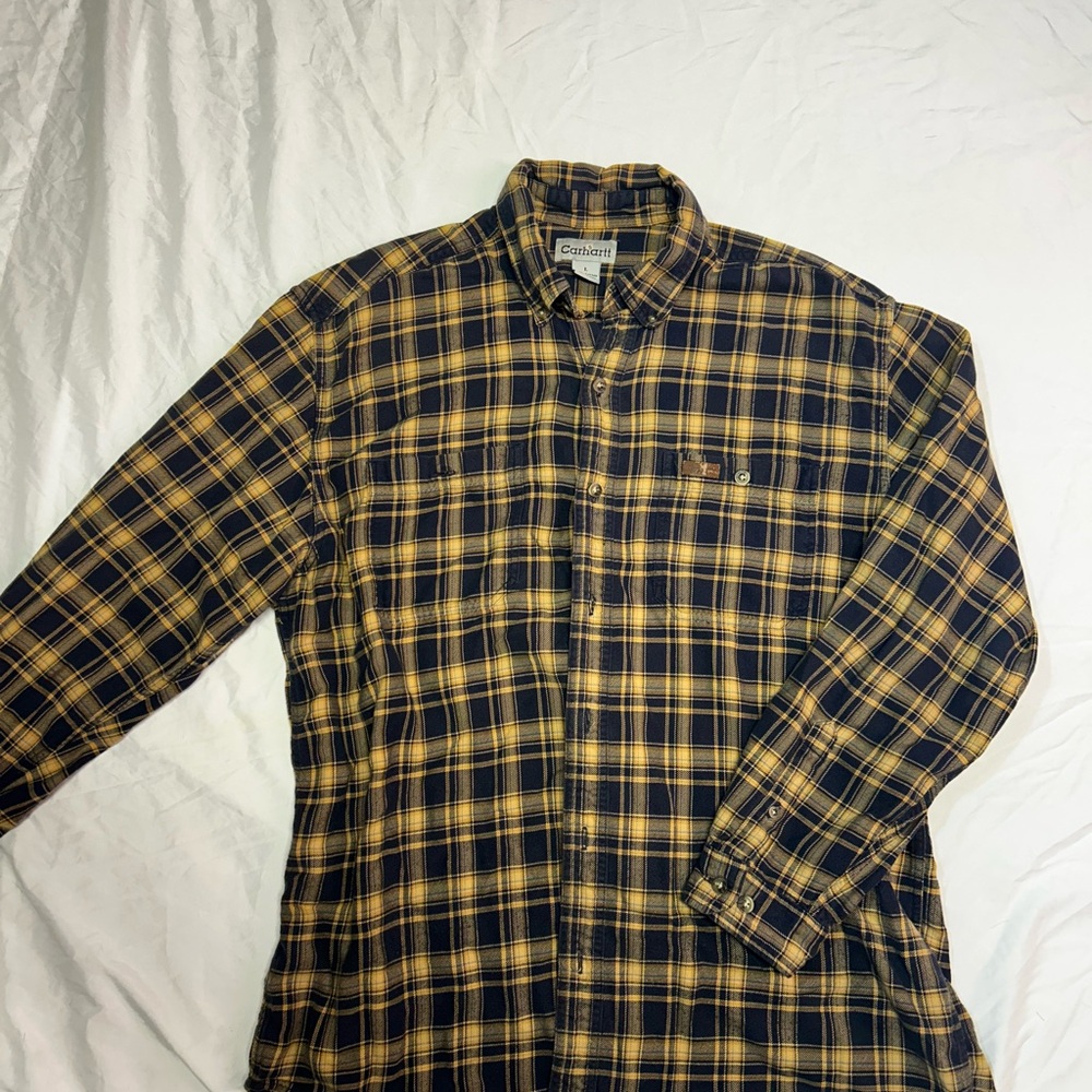 Vintage Carhartt Mens Work Shirt